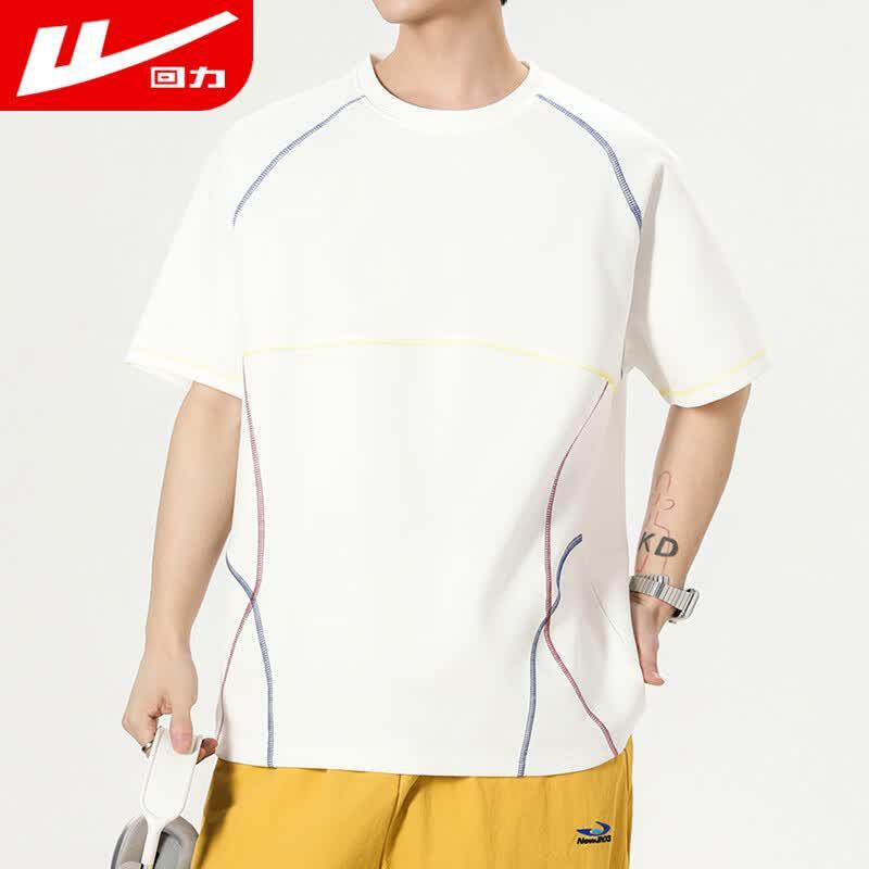 Warrior Men's Summer Printed Round Neck Short Sleeve T-Shirt