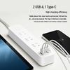 DELIXI USB-C & USB-A Power Strip CN Plug (adapter Included)