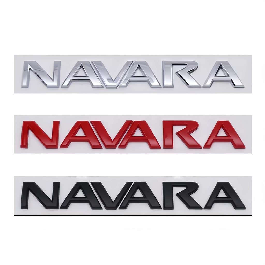 1PC 3D ABS NAVARA Logo Badge Sticker Rear Trunk Emblem Decal High-Quality Automotive Styling Accessories