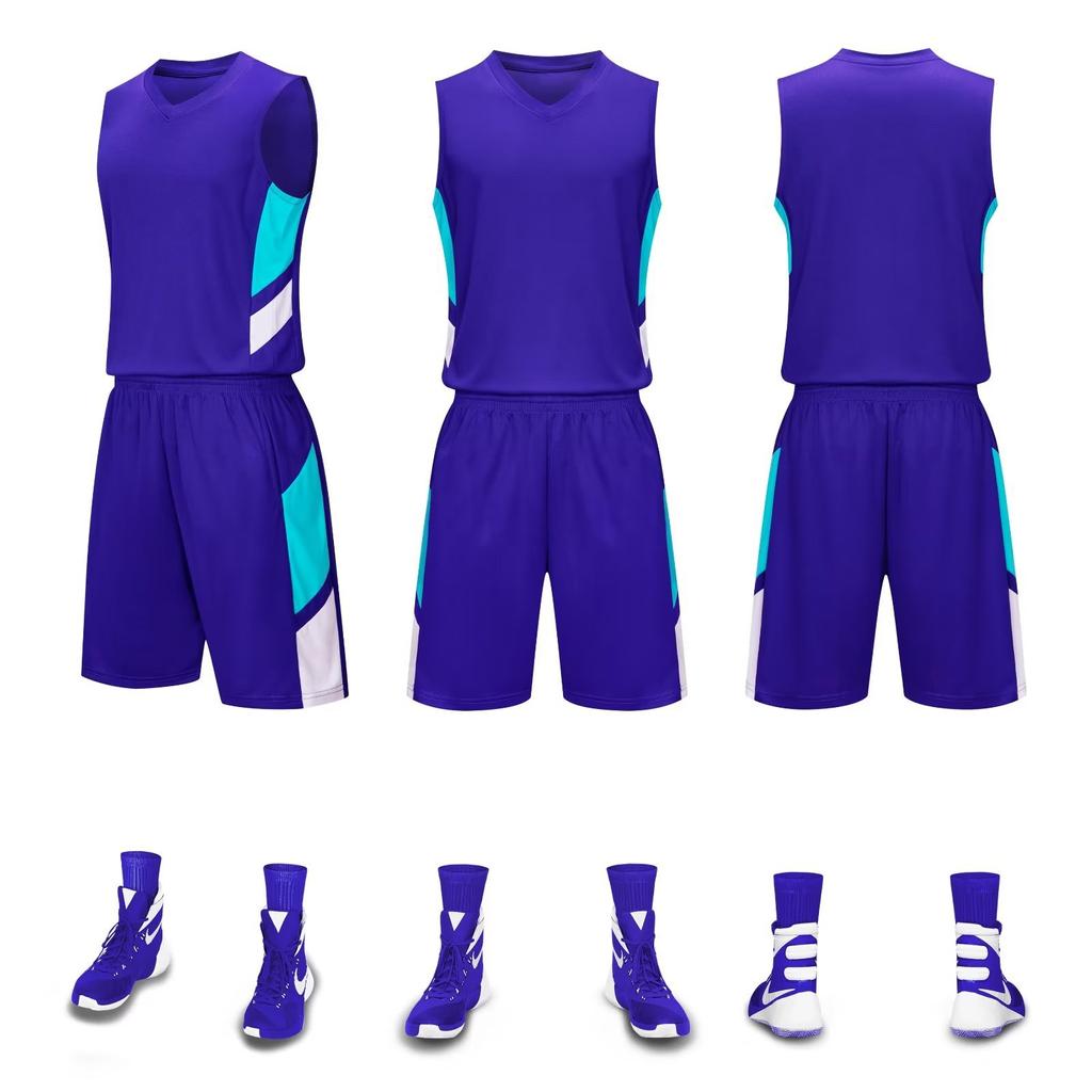 Latest Childrens Adult Breathable Training Camp Basketball Uniform Suit Male and Female Student Competition Athletic Training Jersey