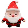 Christmas Gift Santa Plush Toy Shopping Mall Holiday Activity Decoration For Children Holiday Gift Throw Pillow