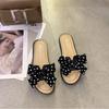 The 2024 Fashion Women Slippers Bow Style Design Ladies Slides Quality Sllides Woman Sandals Tranparwnt with a Cheap Price