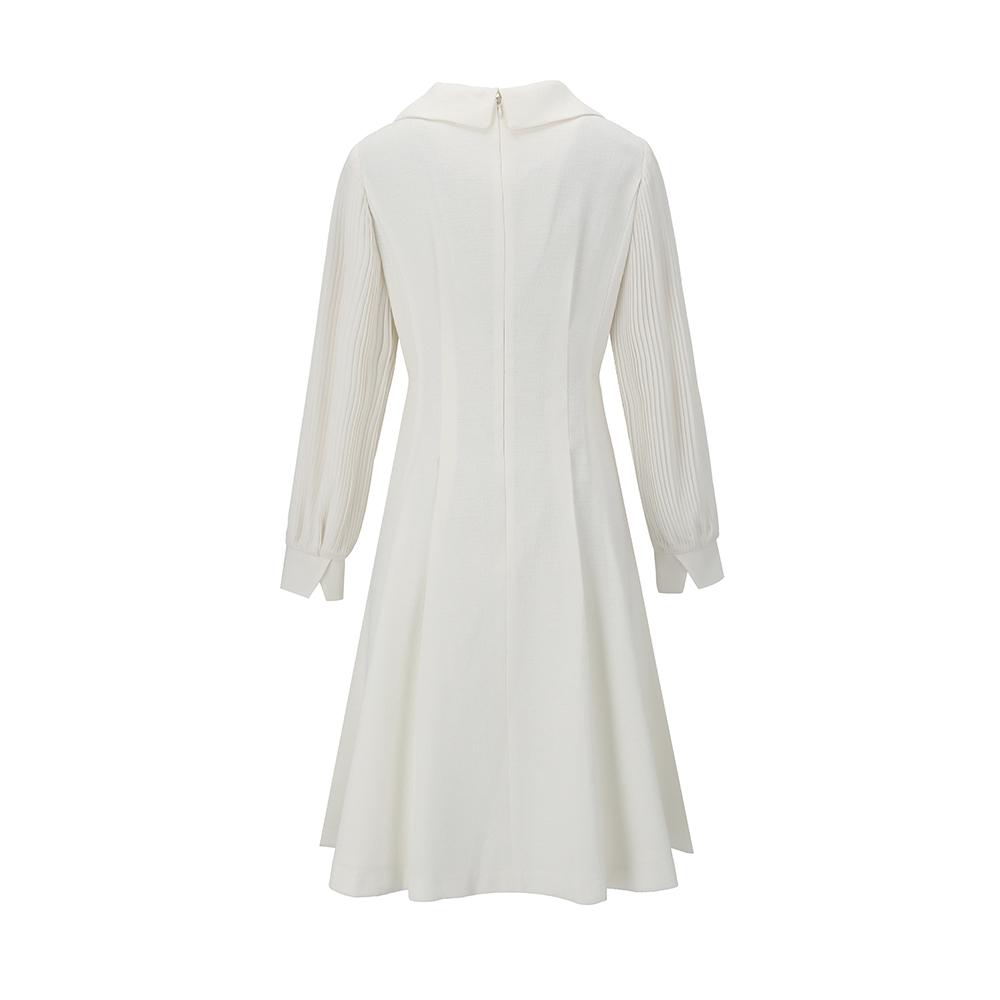 SOUP Pleated Sleeve Tweed Dress (Sy9Opm2)