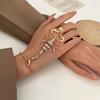 Fashionable Women Wristlet Faux Zircon Inlaid Accessories Ornamental