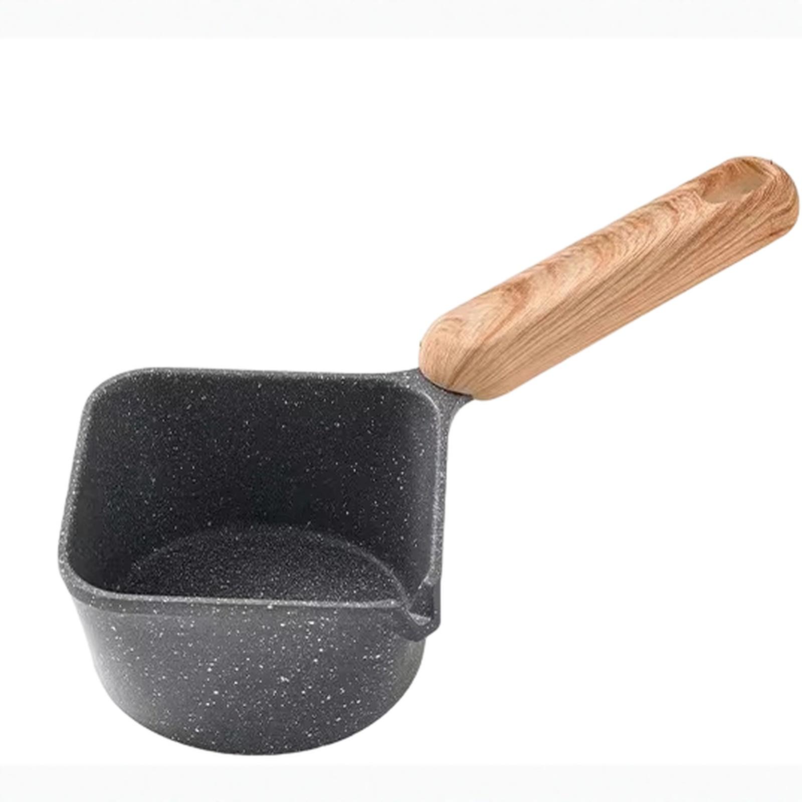 Non-Stick Hot Oil Pan, Microwave & Stovetop Compatible Heating Pot one size чёрный