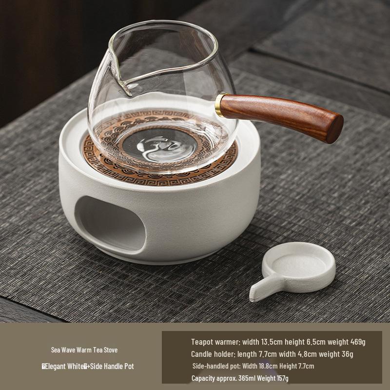 Tea Brewing Candle Warmer & Aroma Diffuser: A Compact Stove for Heating and Roasting Tea Cups