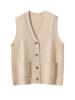 Women's Cashmere Vest: Autumn & Winter Style, Sleeveless, Fashionable Layering Cardigan, 7-Gauge Thick
