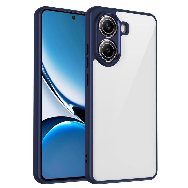For Xiaomi Poco X7 Pro 5G Case Plating Silicone Bumper Shockproof Clear Back Cover Hard Matte Case for Xiaomi Poco X7 Pro 5G