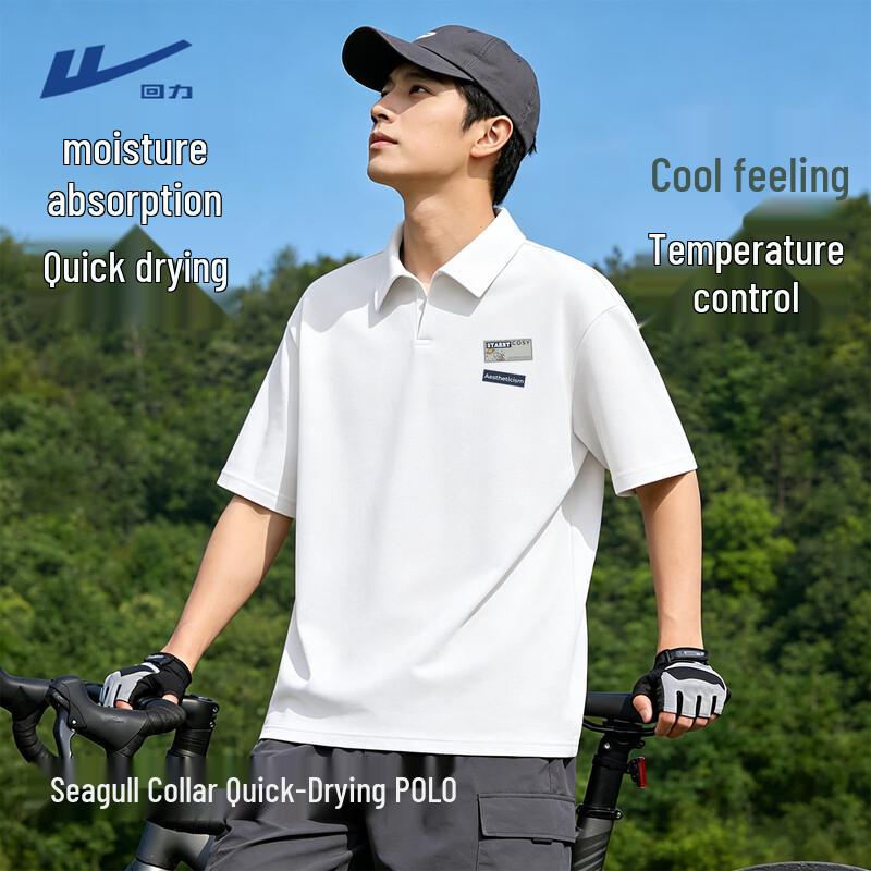Warrior Men s Summer Breathable Loose Fit Sport Polo Shirt M