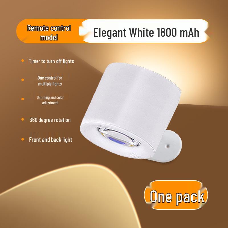 

Wireless Magnetic Charging Wall Light - Punch-Free Installation for Bedroom, Corridor, or Picture Lighting