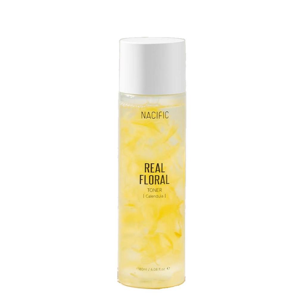 NACIFIC Real Calendula Floral Toner 180ml - Calming & Hydrating Facial Water