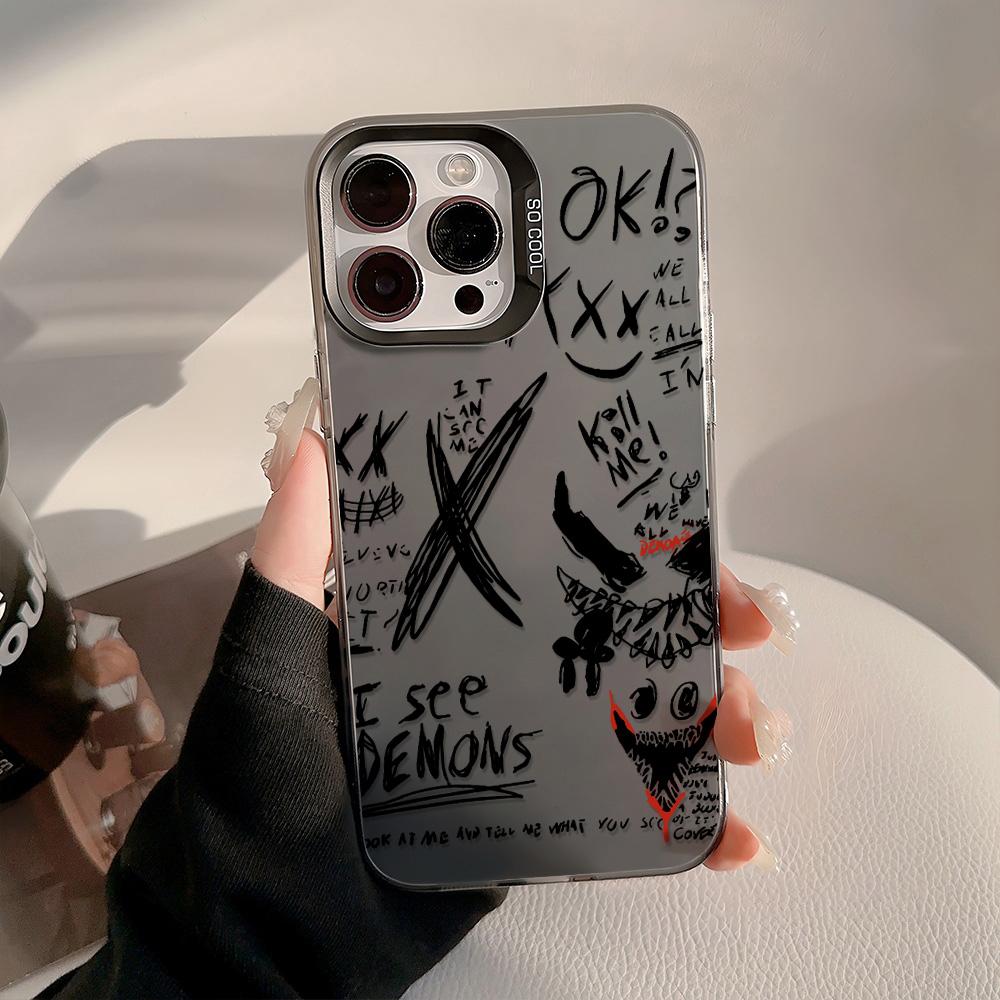 Phone Cases For iPhone 11 13 16 ProMax Case iPhone 13 14 15 ProMax 12 13 ProMax Case Samsung A55 A05S A54 A06 S22 A15 A12 A22 A52S S23 S24 Color IMD