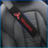 2Pcs Car Safety Belt Shoulder Cover Pad Plush Seat Belt Shoulder For Mitsubishi Lancer Lancer ASX Outlander 2 3 Pajero Mirage Exzos Pajero 4