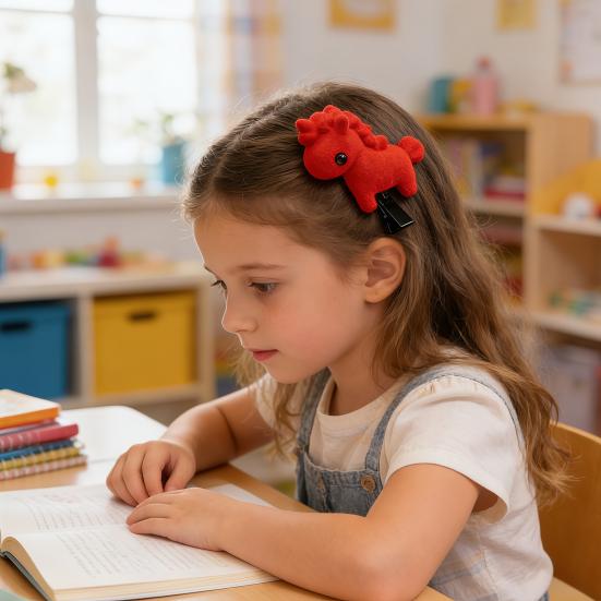 Sponka do vlasů Hejno Kreslený kůň Dekorace Pružinový design Kovové sponky do vlasů Dekorativní sváteční párty Sponky do vlasů Vlasové doplňky