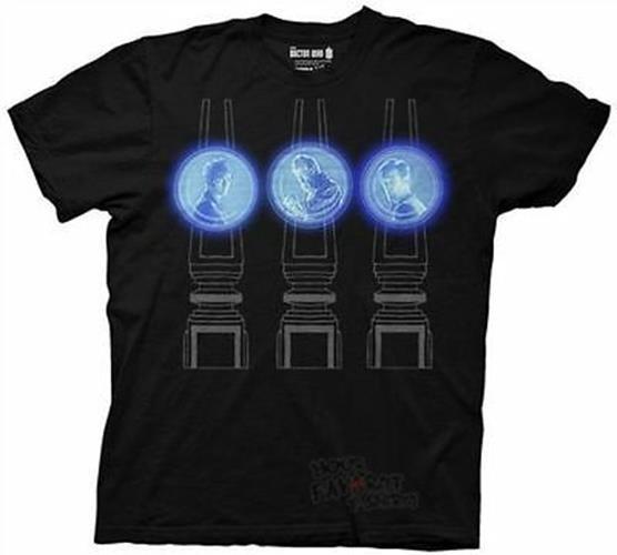 Doctor Who doctor Projections Licensed Adult T-Shirt XXL