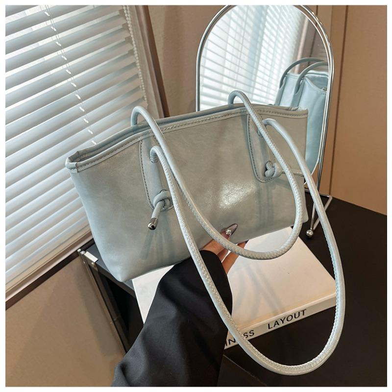 Large Capacity Underarm Bag Women's New Summer Fashion Retro Tote Bag Texture Hand Carry Commute