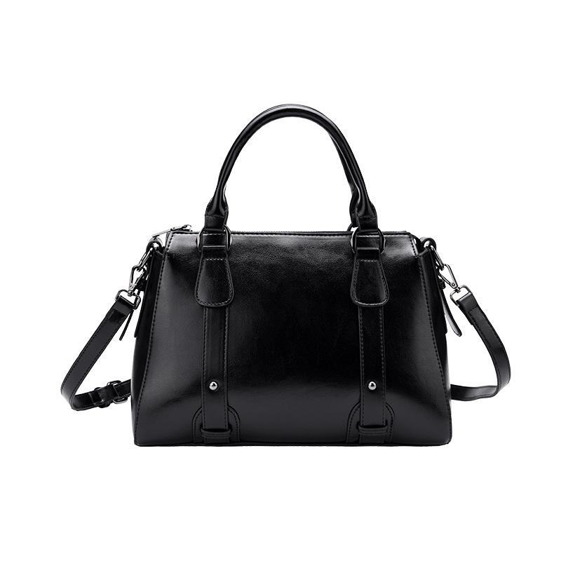 2024 New Women's Genuine Leather Handbag: Stylish Korean Shoulder & Crossbody Bag with Large Capacity