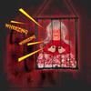 2025 April Fool's Day Prisoner Skull Ornament Induction Light Sound Electric Decoration Haunted House Holiday Party Prank Props