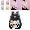 Large Capacity Cartoon Backpack With Transparent Window Perfect For Kids School Use