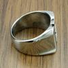 Punk US Size 7-15# 316L Stainless Steel Number 13 Letter Biker Ring Jewelry