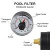 ECX2712B1 Axial Pressure Gauge for Pool Filters Essential for Pool Management