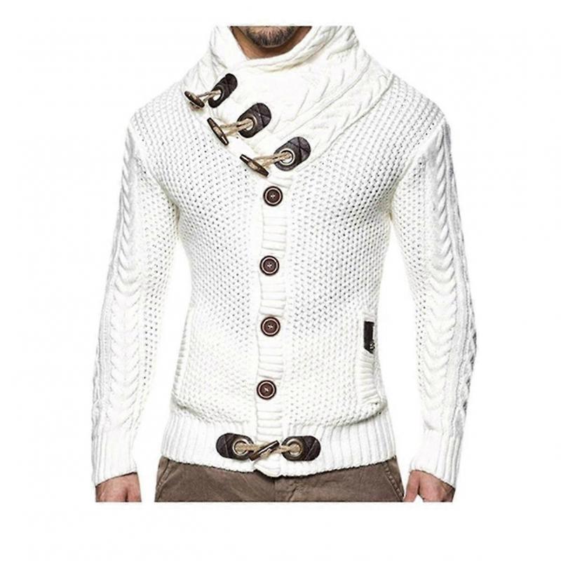 Sweter Płaszcz Jesień Zima Swetry Rozpinane Płaszcze Męskie