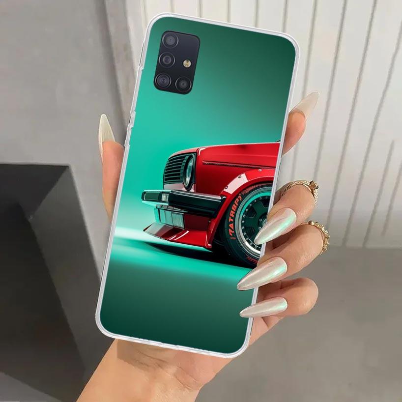 MK1 Golf Vintage Car Phone Case for Samsung Galaxy A52 A32 A22 A12 A02S A50S A30S A10S Note 20 Ultra 10 Plus S10 A31 A20 A71 A72