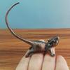 1pc Lucky Antique Long Tail Rat Mouse Incense Burner Table Ornaments Office Desk Decors Metal Animal Zodiac Mouse Figurines