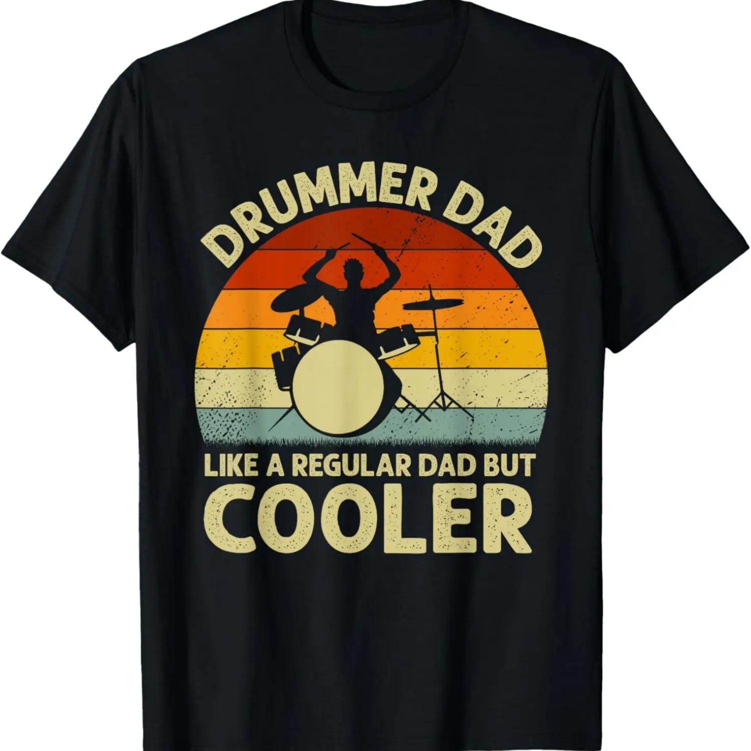 Drum Teacher Drummer Musical Instrument Drum Player T-Shirt S