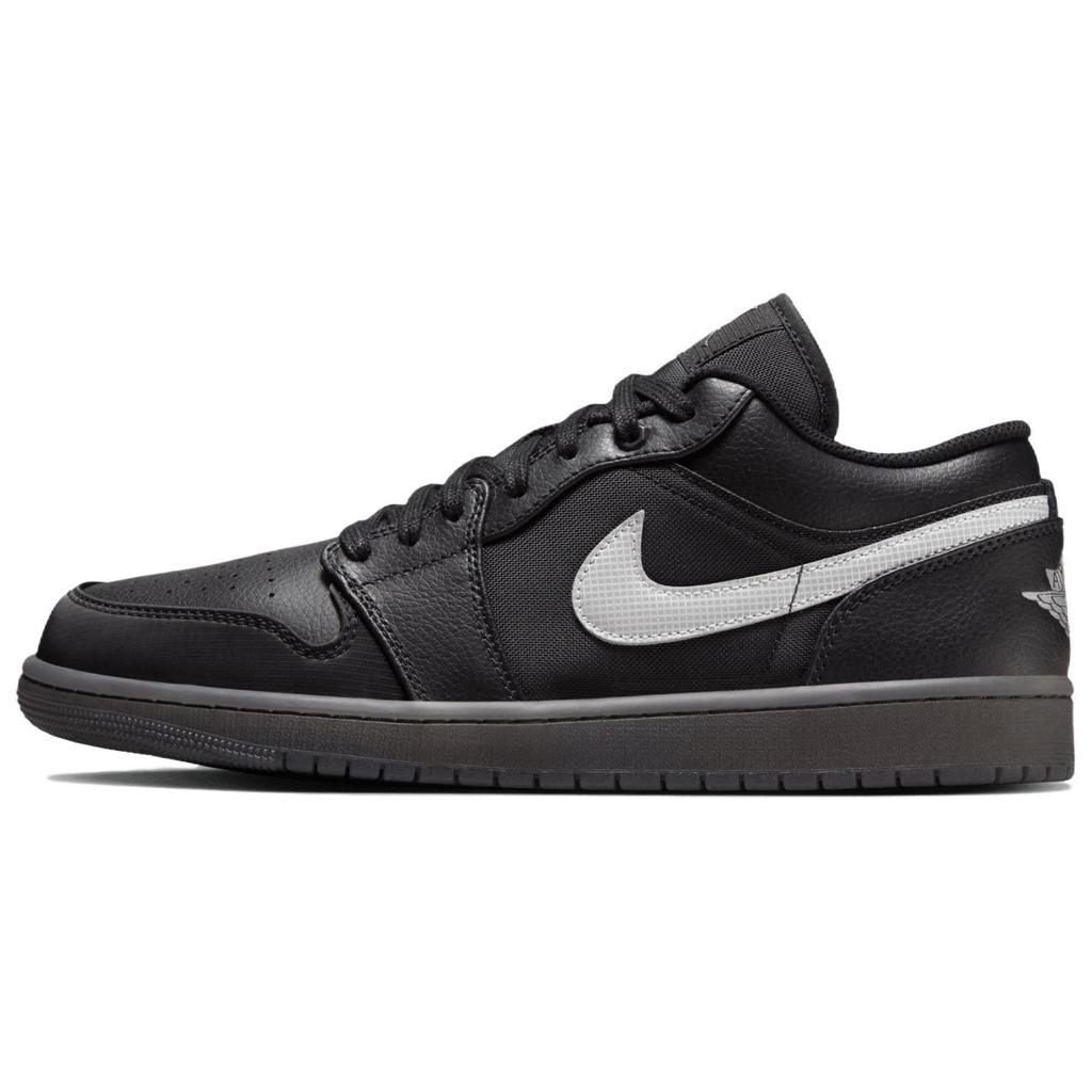 Air Jordan 1 Low Black White Dark Gum Unisex Sneakers Dark-Smoke-Grey HV5968-001