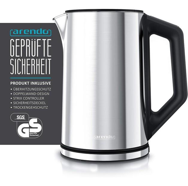 Kettle Arendo Elegant Silver (304338)