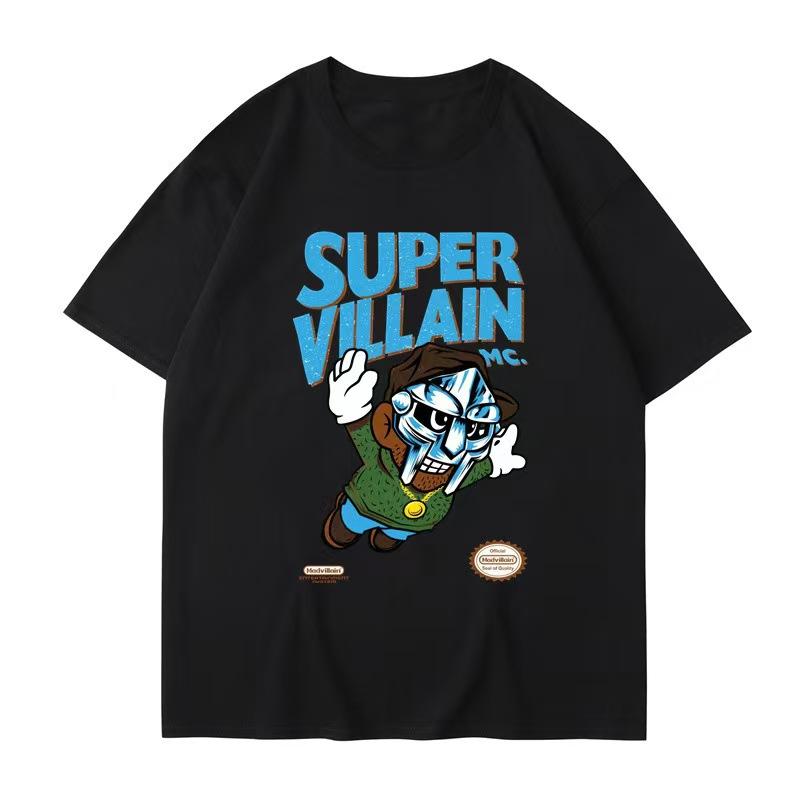 Burst Springsummer New Japanese Fresh Tide Brand Printed Round Neck Short Sleeve Couple Student T-shirt XL