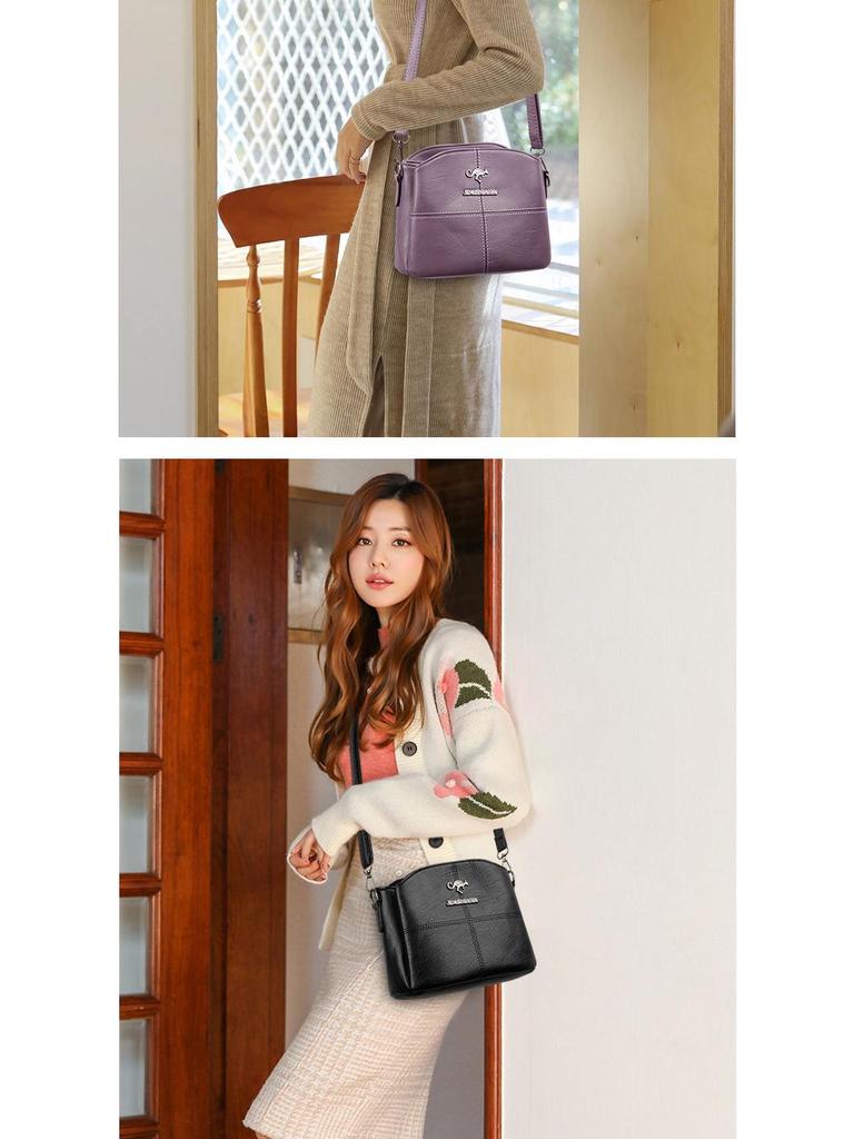 2024 Fashionable Women's Large Capacity Shoulder Bag - Stylish and Versatile Messenger for Moms