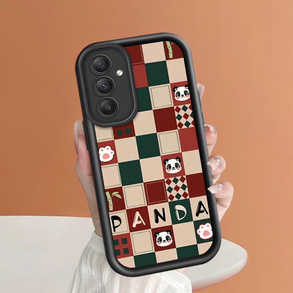 Weiches Silikon-Telefongehäuse mit quadratischem Leiterdruckmuster, vollständige Abdeckung, Kamera, stoßfestes Schutzgummigehäuse für Samsung