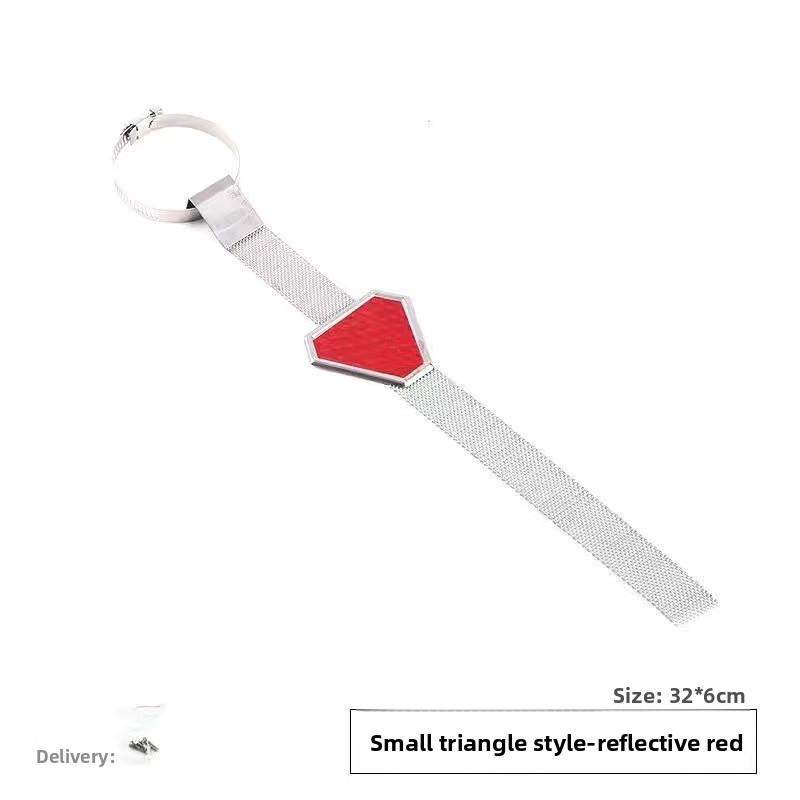 

Car Static Eliminator Car Static Eliminator with Small Triangular Reflective Metal Strip Car Anti-static Grounding Strip красный