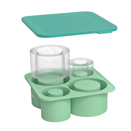 

Ice Making Mold Flexible Food-Grade Silicone Ice Tray with Lid Easy Release BPA-Free Heat Cold Resistant Ice Maker for Ice Cubes Pudding Jelly DIY I