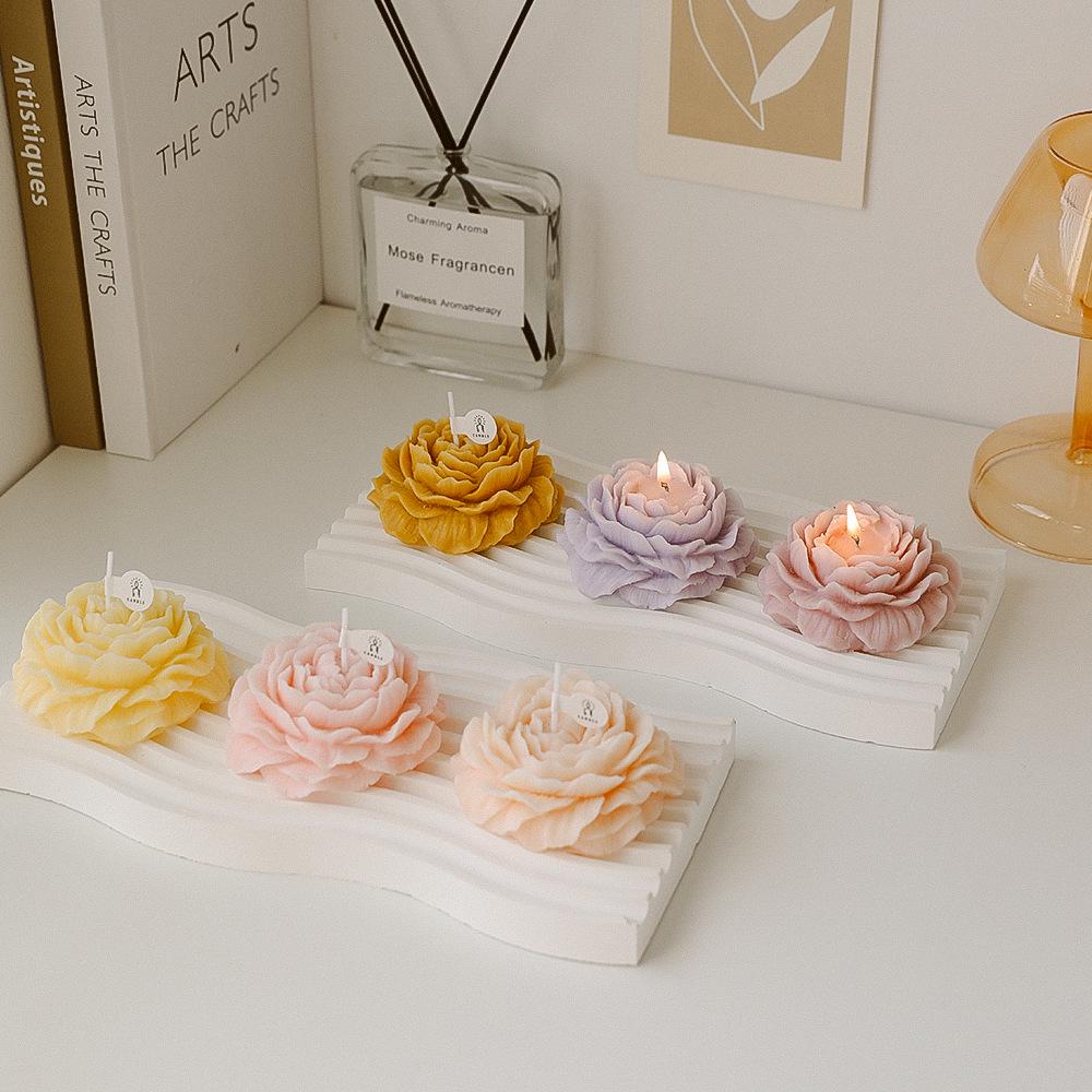 Peony Scented Candle: Custom Teacher's Day, Birthday Gift, or Party Favor