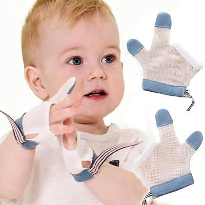 Baby Thumb Sucking Thumb Sucking Baby Teething Newborn Thumb Teeth Thumb Sucking Years Set of 2 Prevention, Correction, Gloves, Baby, Sucking,