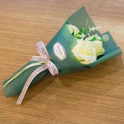 3 Soap Rose Bouquets Simulated Flowers Holiday Gift