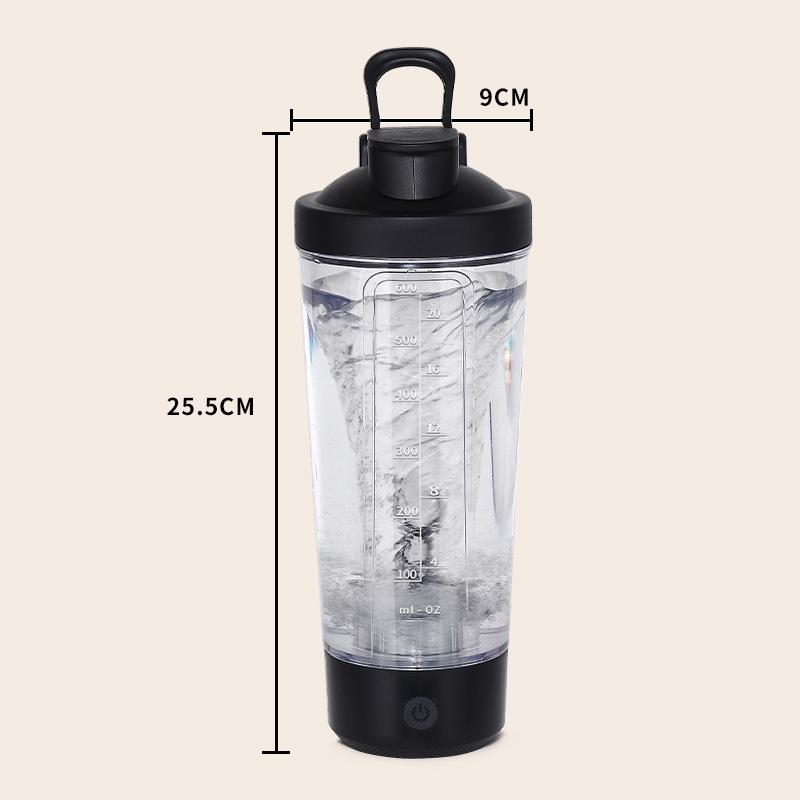 Portable Electric Protein Shake Cup with Automatic Mixing for Sports and Milkshakes