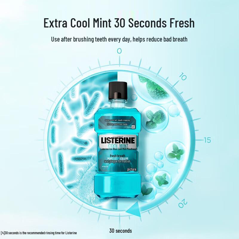 Listerine Cool Mint Mouthwash 3-Pack