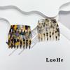 Leopard Print Anti-static Hair Comb - Acetate Hair Accessory for Bangs, Anti-frizz, and Extra Style