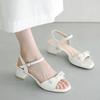 Fair Lady Women'S Ribbon Sandals Heels Ricsac6605Wfaif9