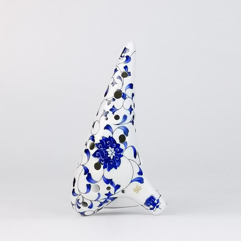 Ceramică Ocarina Baza Instrumente Orff Vindecare 12 găuri Ocarina timpului Terapie cu sunet Accesorii pentru instrumentație muzicală profesională Legenda Ocarine