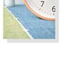 Nordic Solid Wood Silent Wall Clock for Living Room and Bedroom