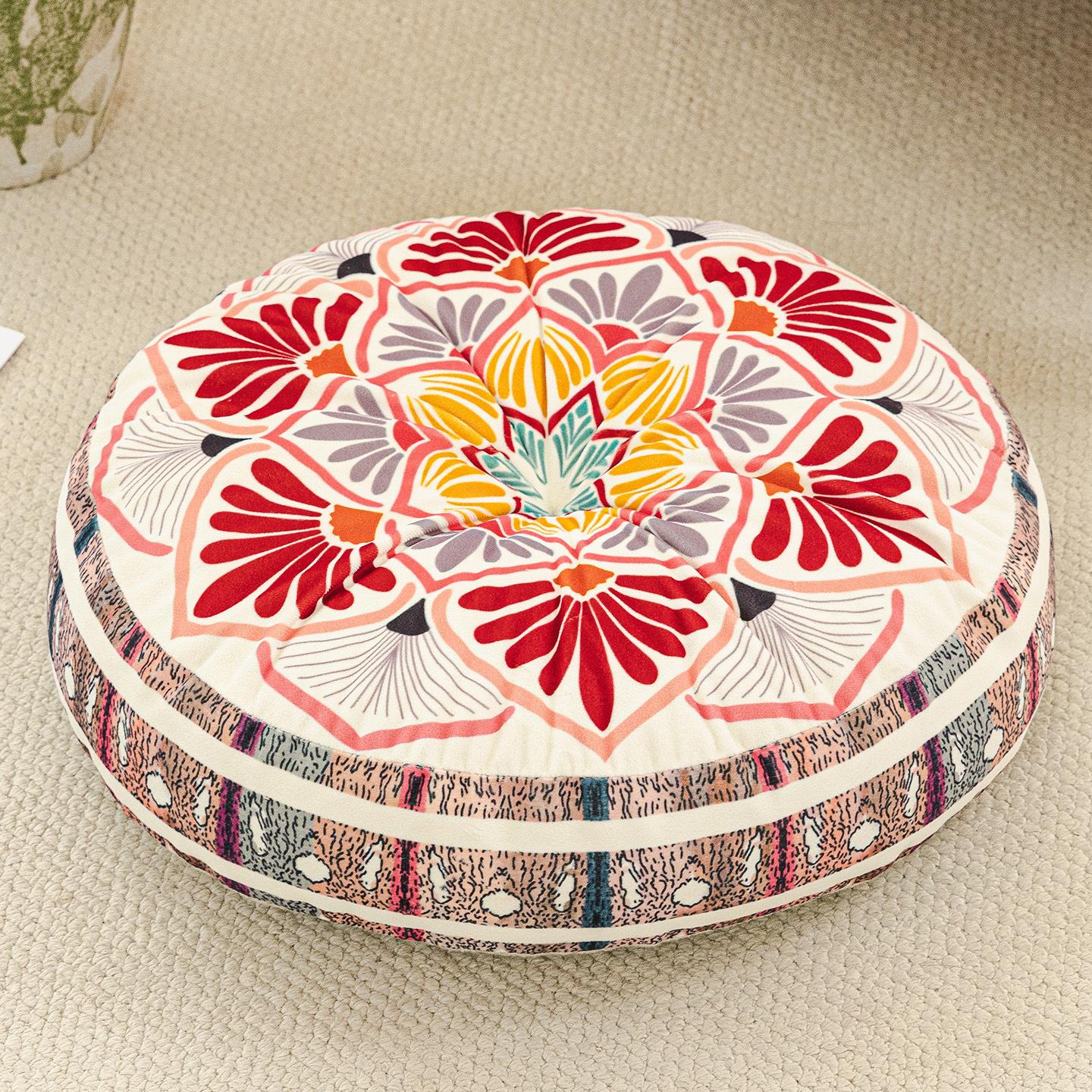 

Thickened Living Room Sofa Cushion Home Rattan Chair Bed & Breakfast Tatami Multi-Functional Futon Seat Cushion Non-Slip Durable 45x45x8cm