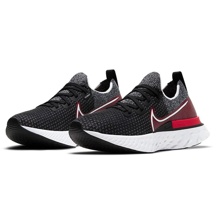 Nike React Infinity Run Flyknit 'Black University Red' Men's CD4371-014