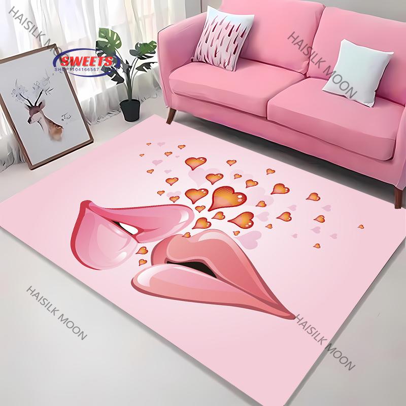 

17 Styles Artistic Love Theme Printed Carpet Living Room Bedroom Sofa Office Large Area Decorative Mat Kids Play Rugs Warm Gift 40x60cm (16x24in)