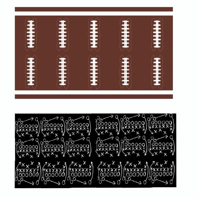 72 Piece Comprehensive Football Championship Celebration Decorations With Bold Stadium Designs On Dishware And Extended Plastic Tablecloths