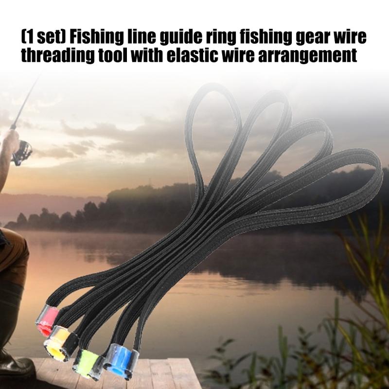 Fishing Line Guide Threader with Flexible Cord for Feeding Line Through Fishing Rod Guides During Line Changes